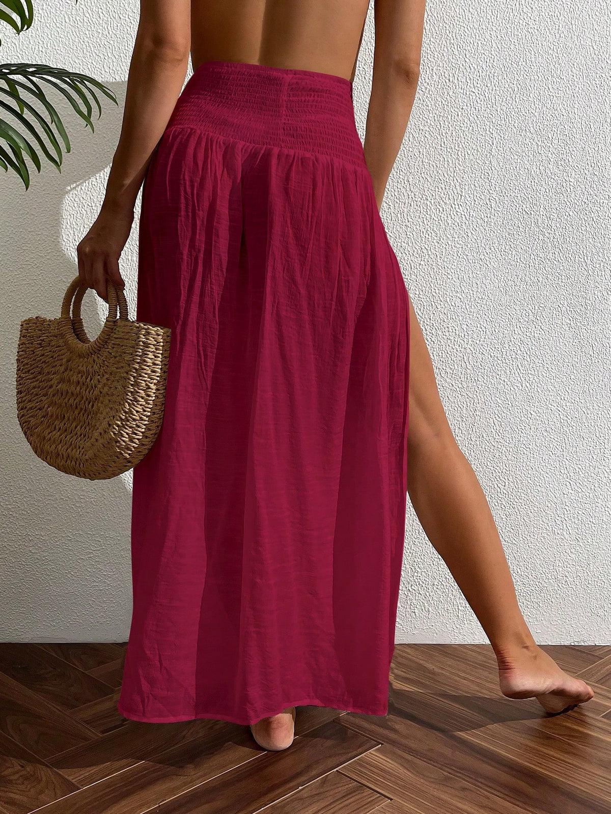 Cover Up Skirt with Split Thigh