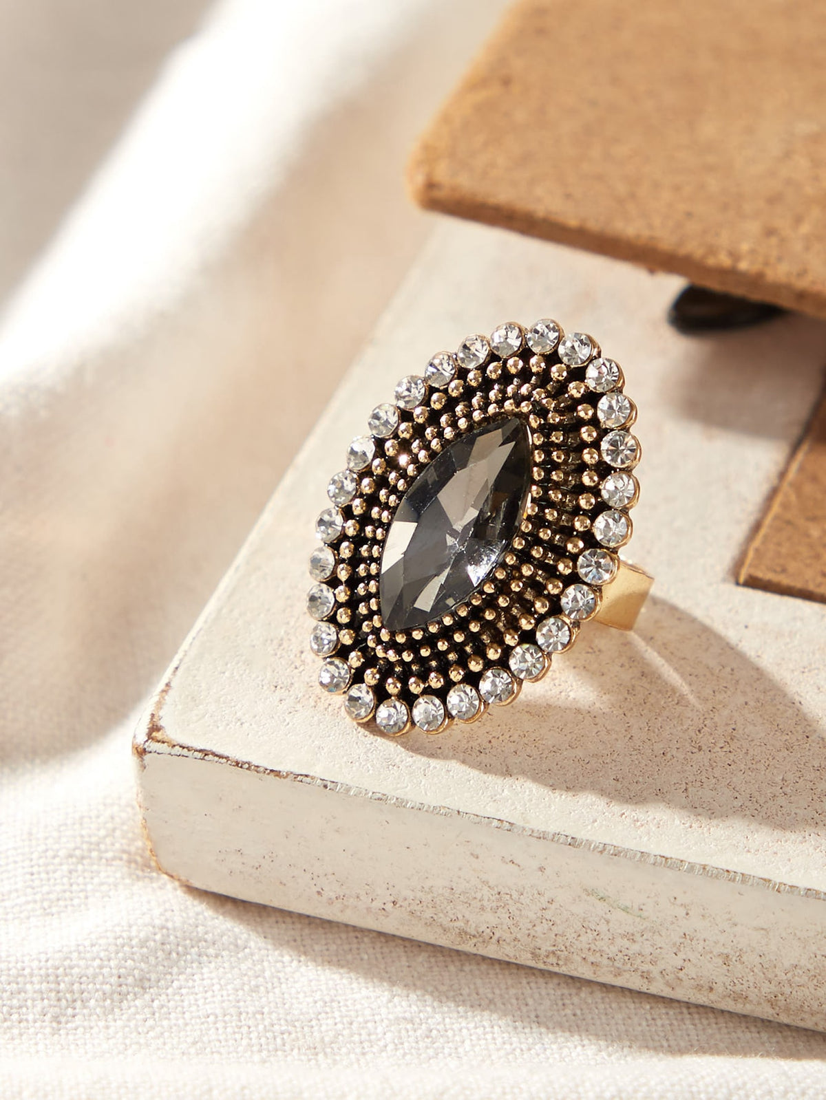 Faux Gemstone Ring -