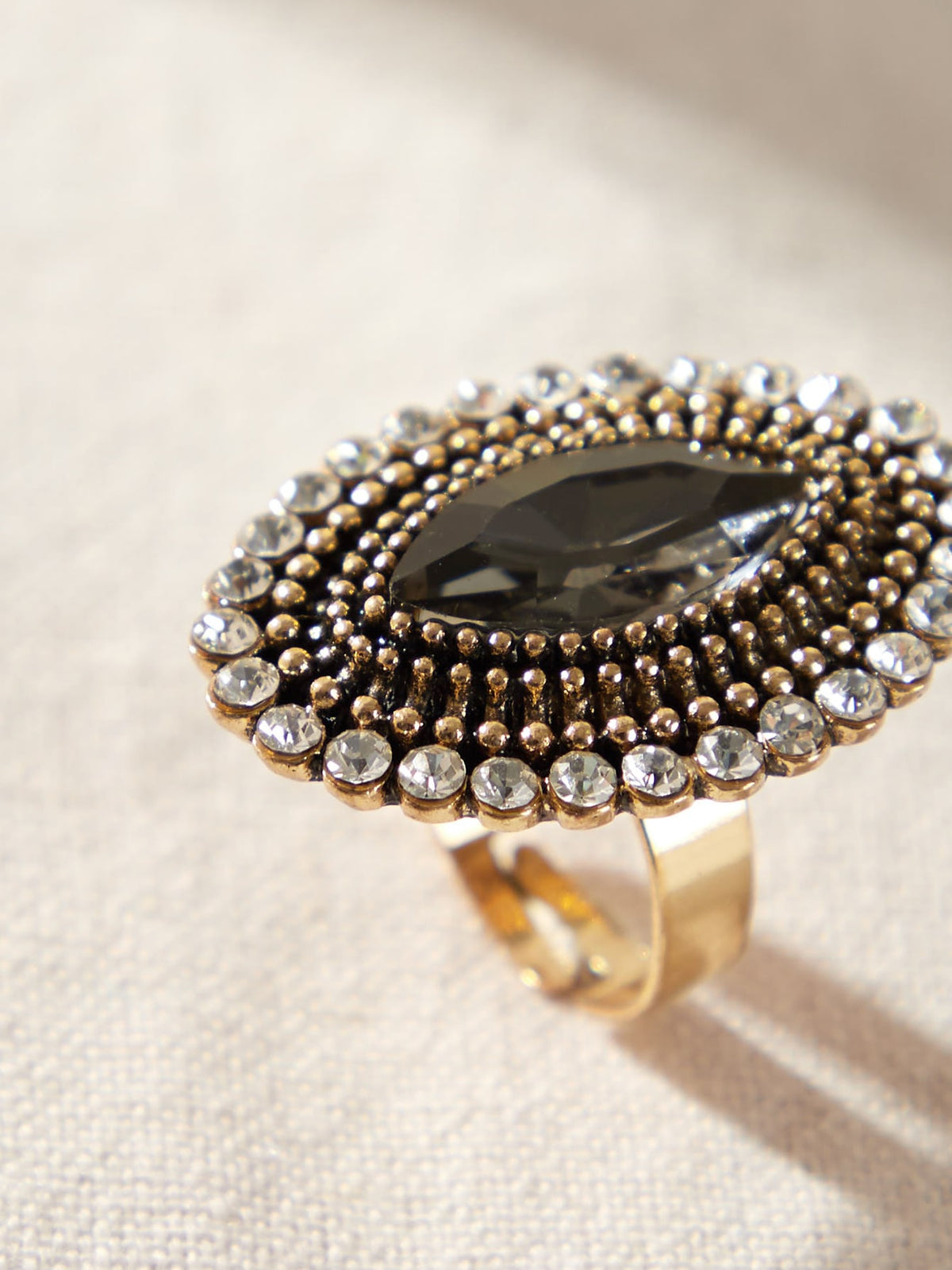 Faux Gemstone Ring -