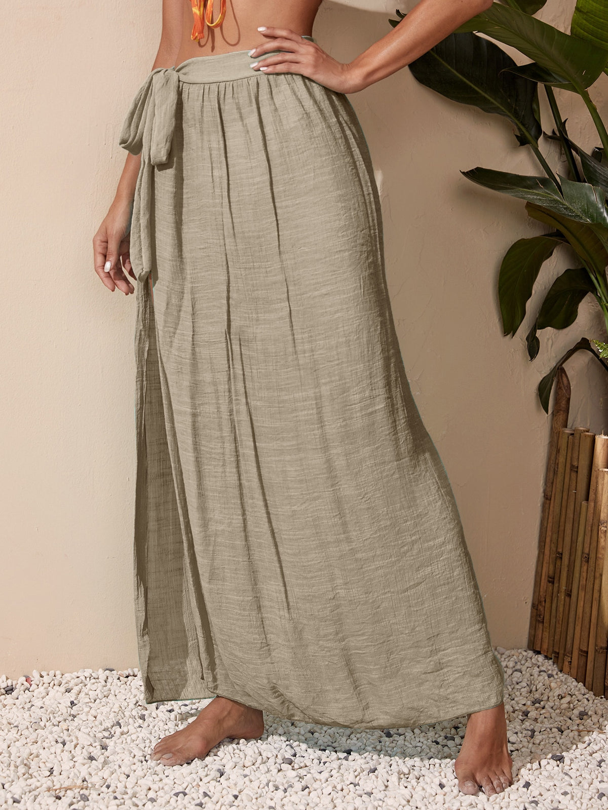 Knotted Coverup Skirt -