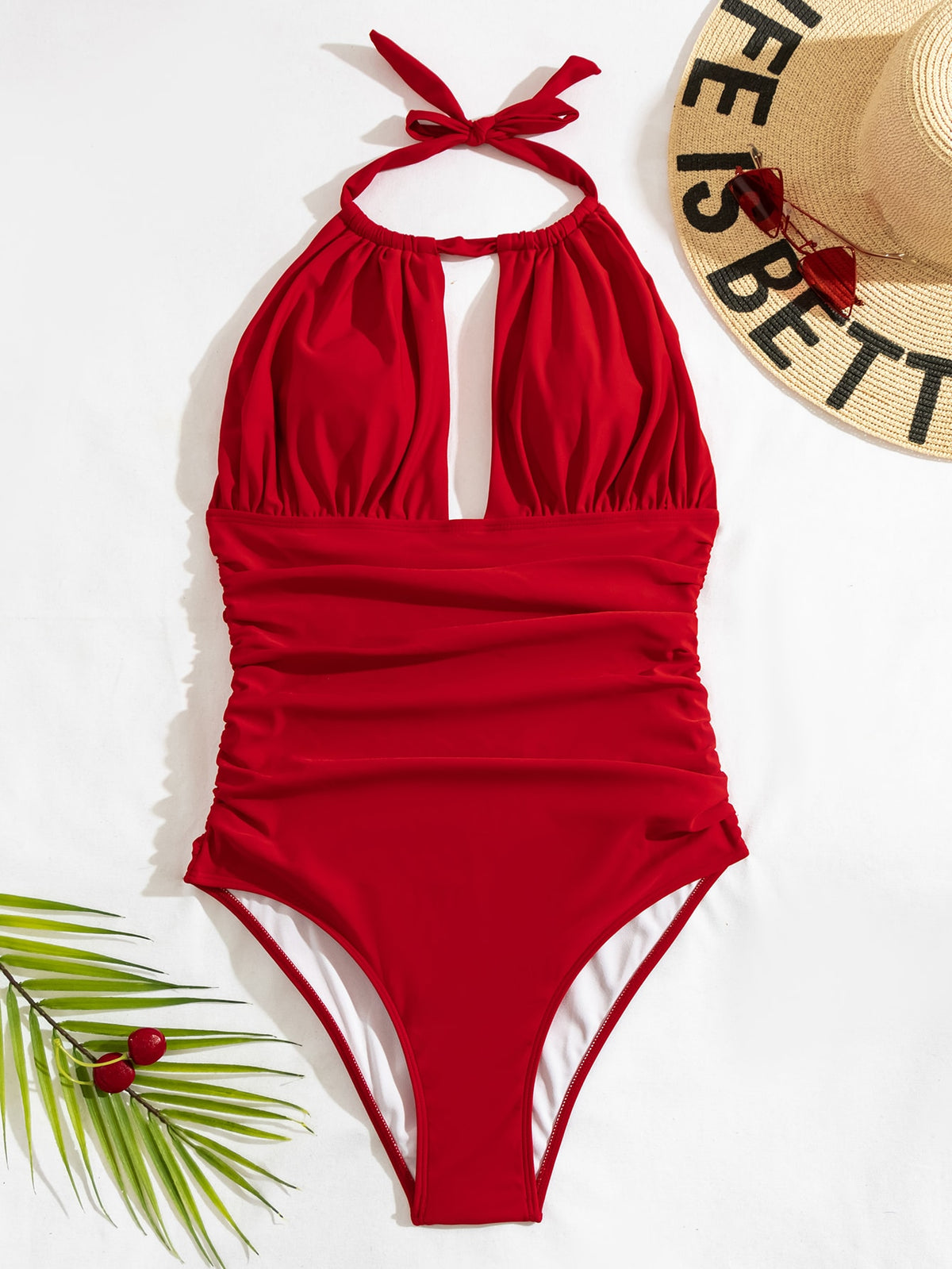 One Piece Halter Swimsuit
