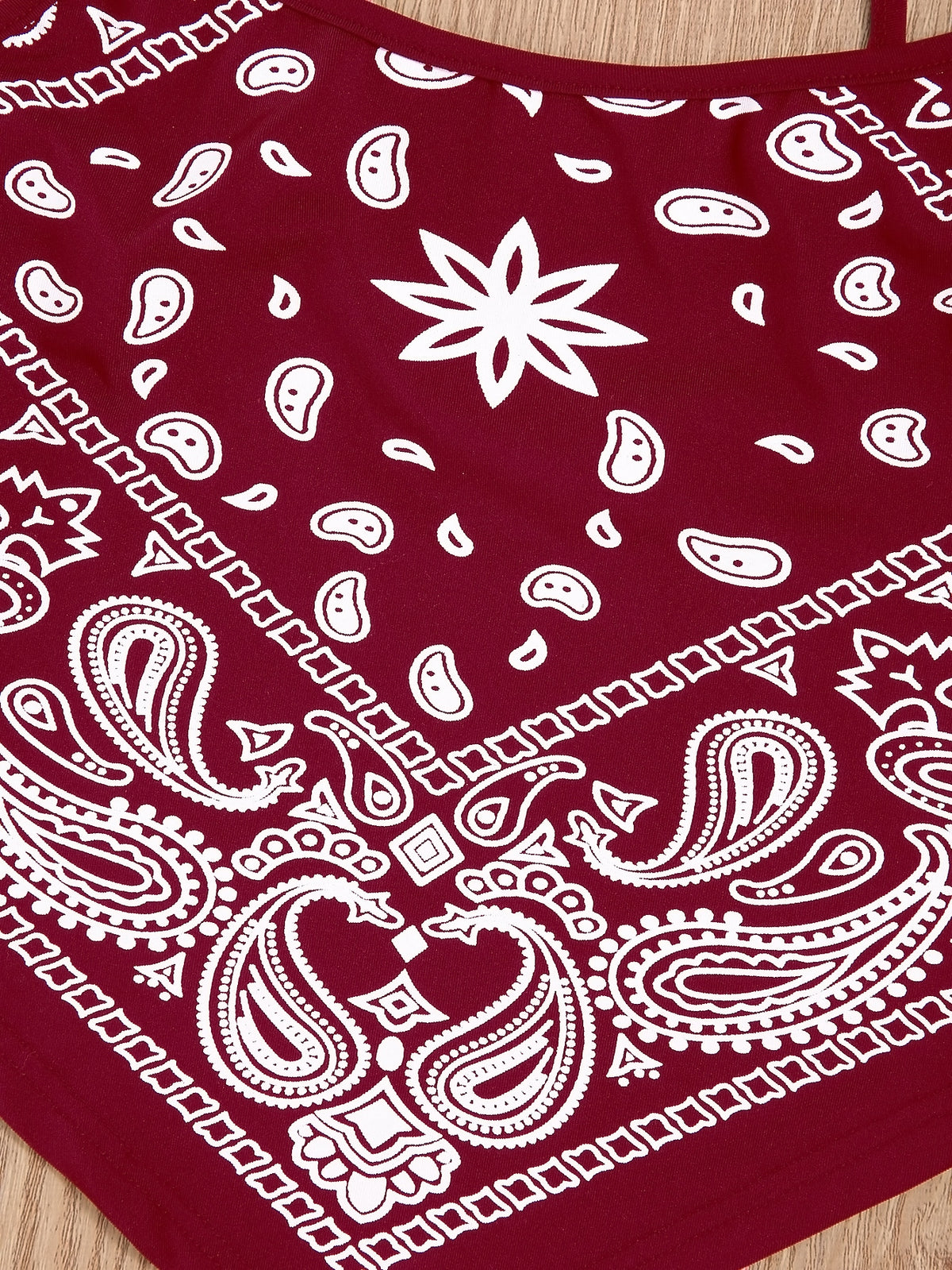 Paisley Cami with Hanky Hem -