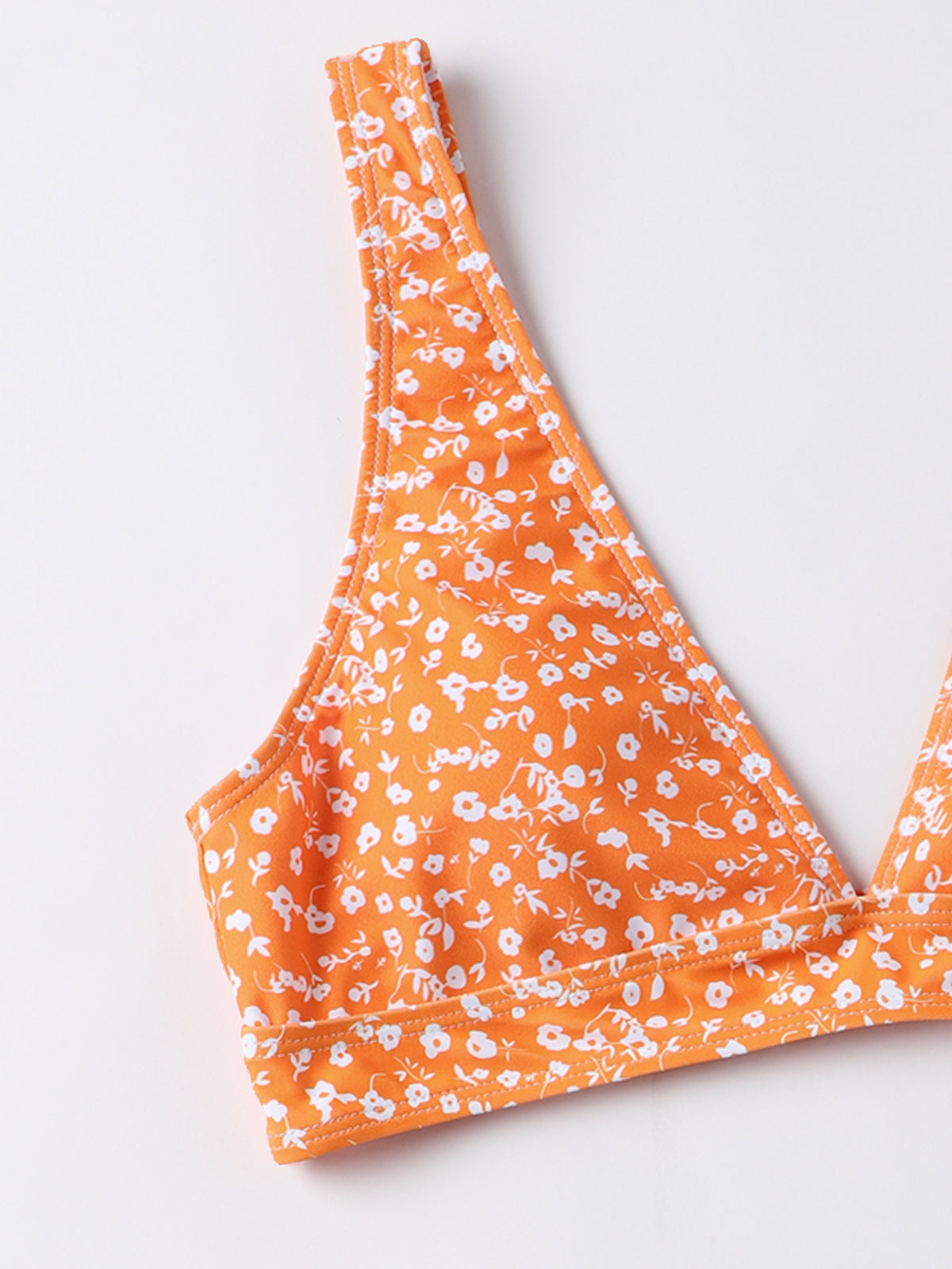 Floral Print High Waist Bikini