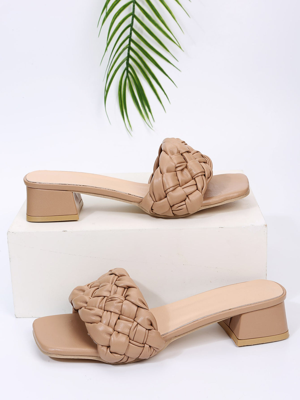 Chunky Braided Mules -