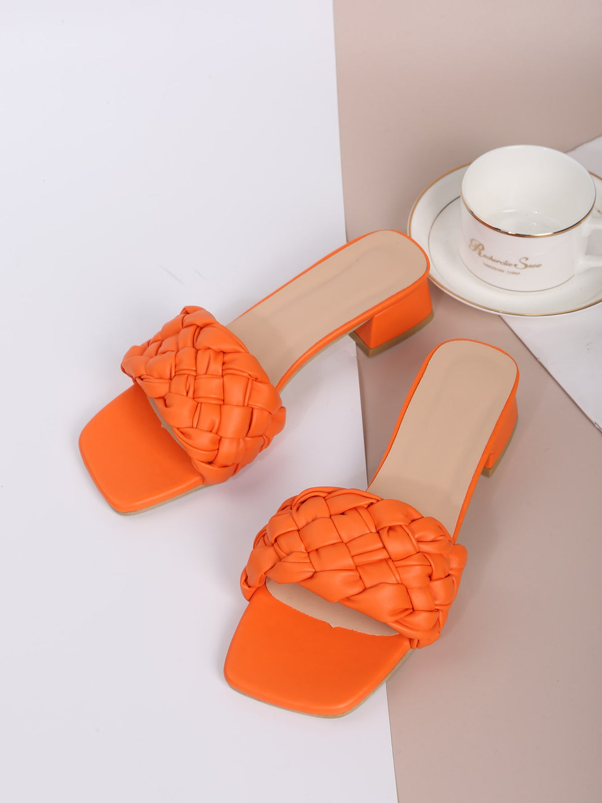Chunky Braided Mules -
