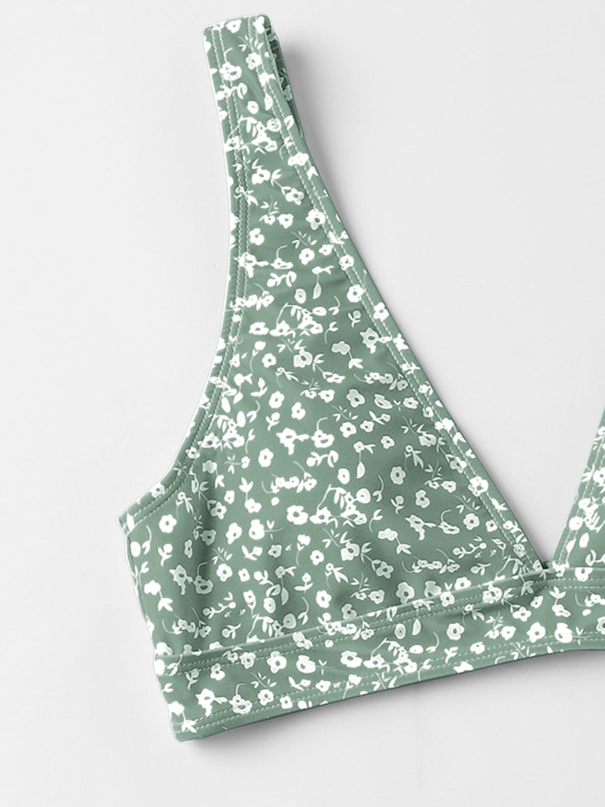 Floral Print High Waist Bikini
