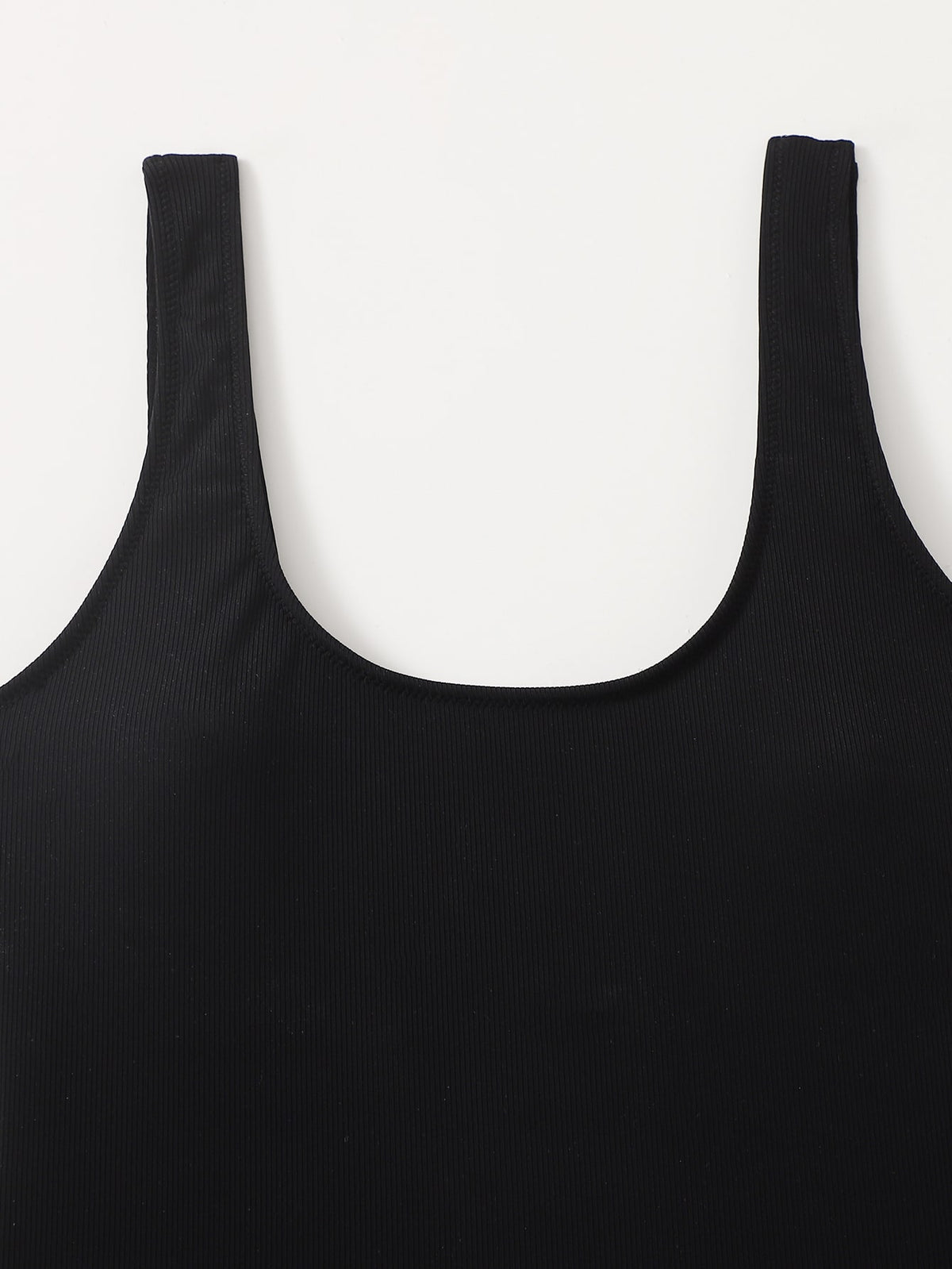 Solid One Piece Swimsuit