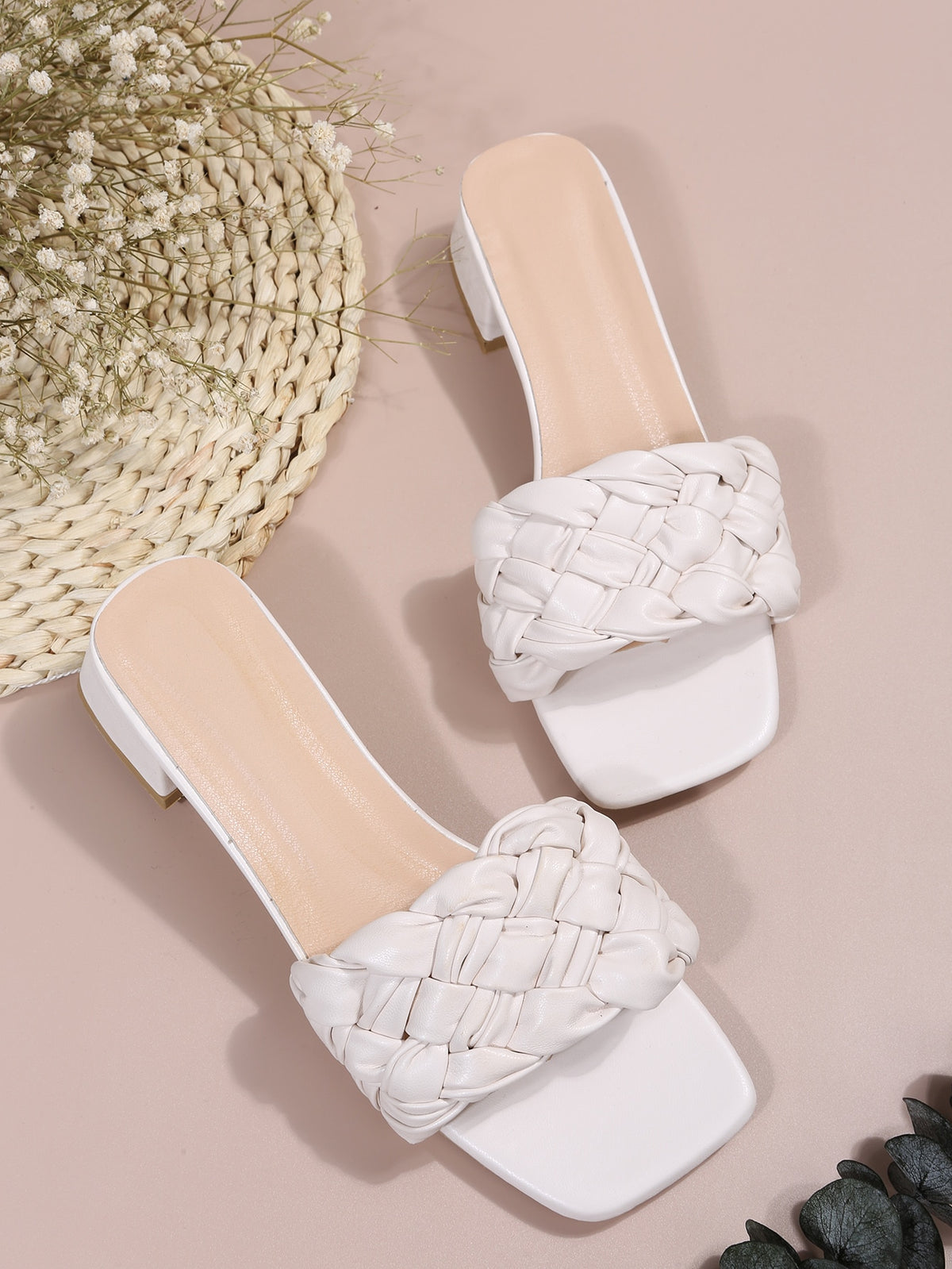 Chunky Braided Mules -