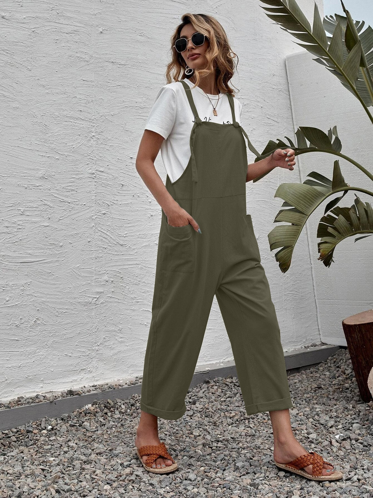 Jumpsuit with Dual Pocket -