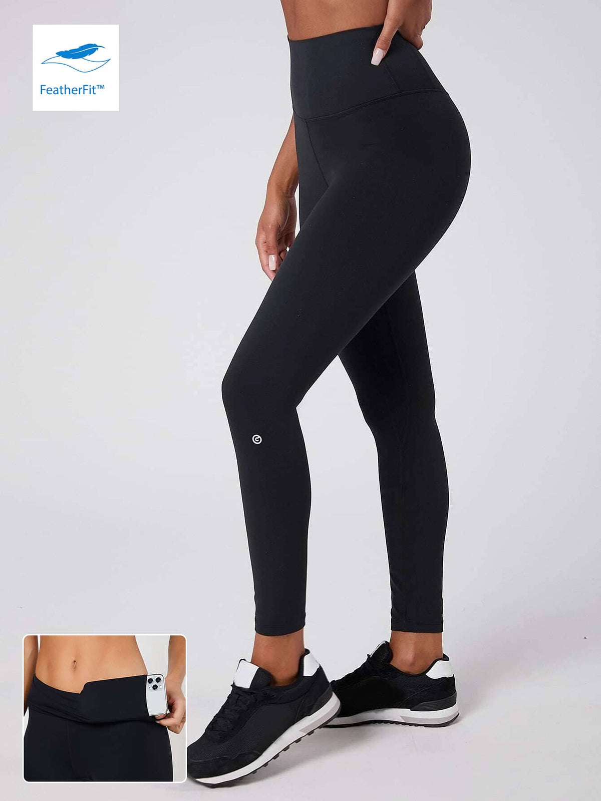 Solid Color Comfortable Fit Sports Leggings - Black / XL