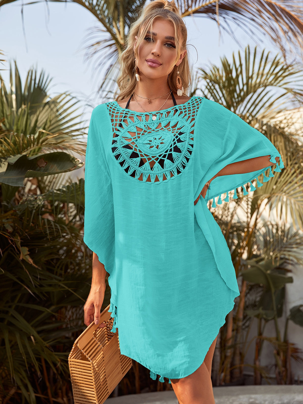 Boho Tassel Hem Cover Up