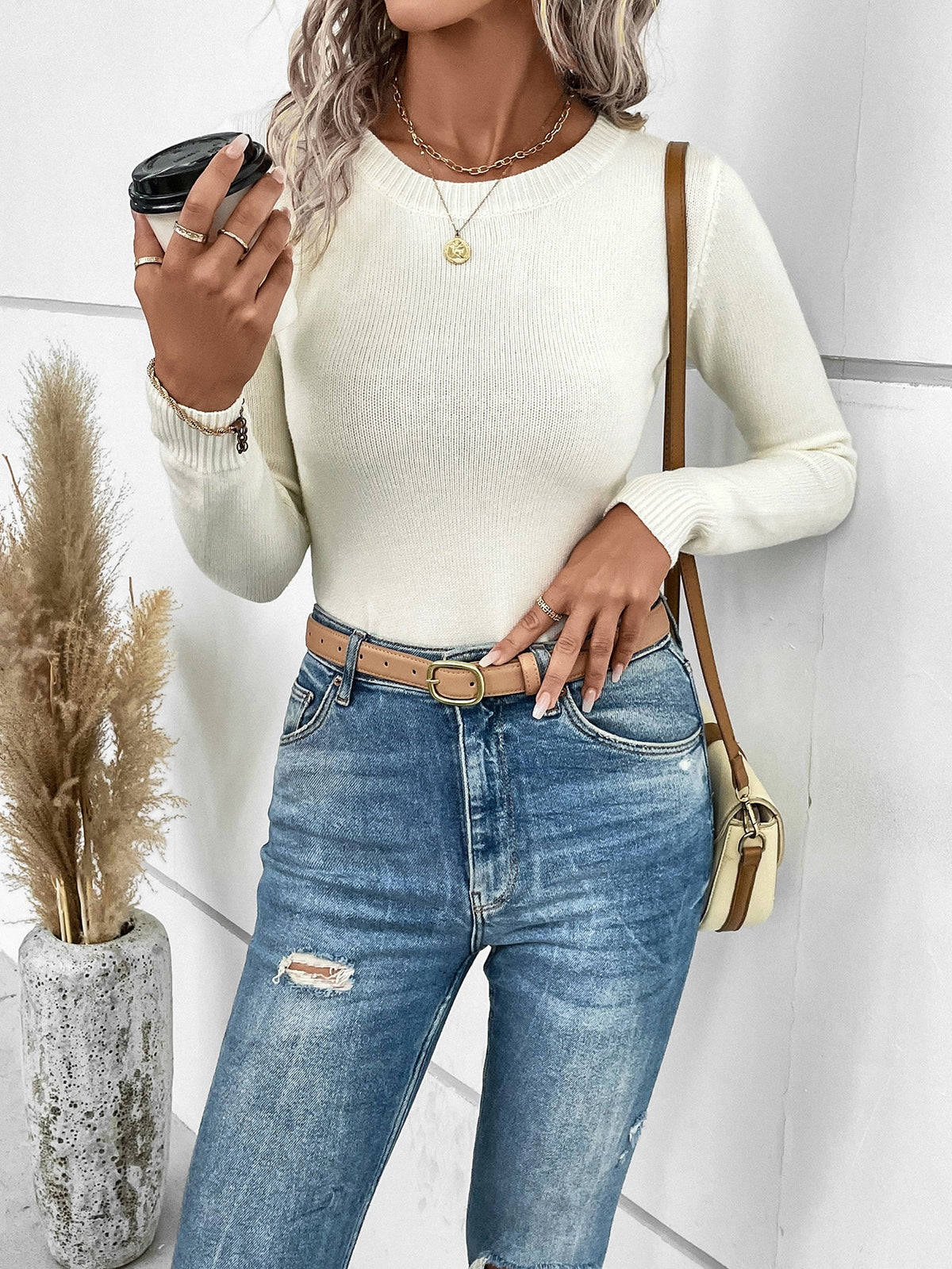 Round Neck Sweater