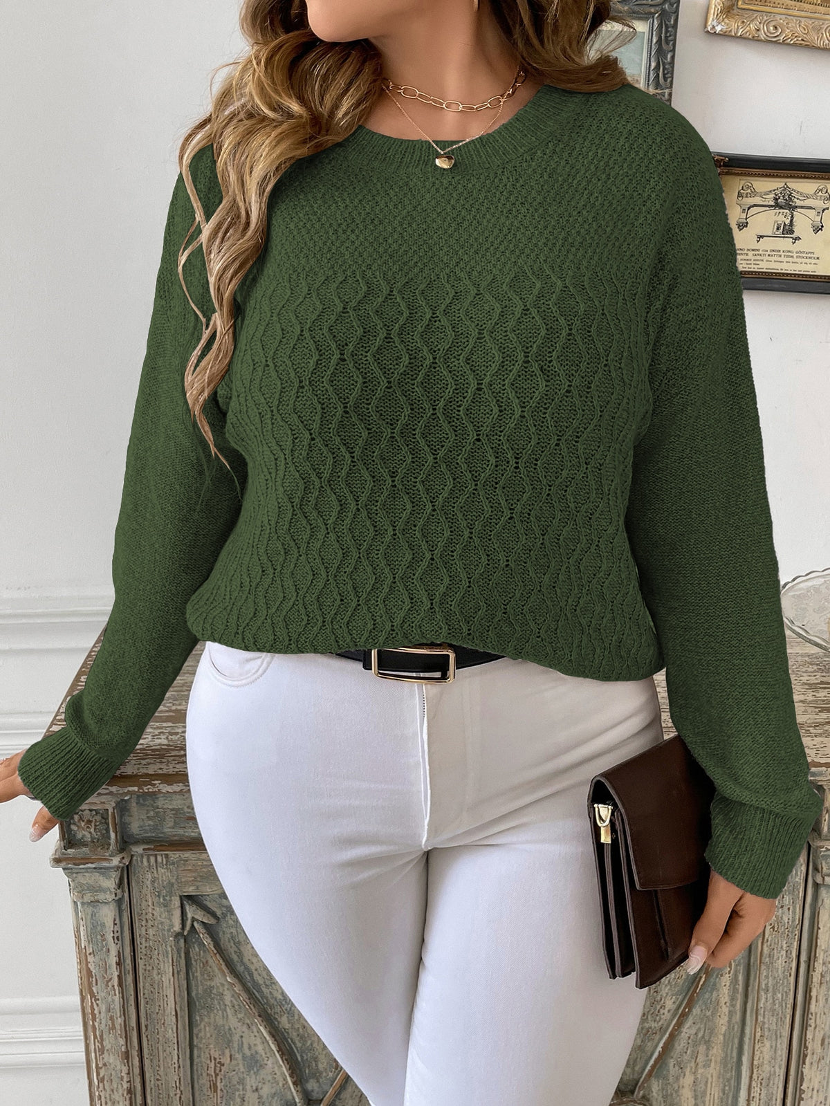 Plus Knit Sweater