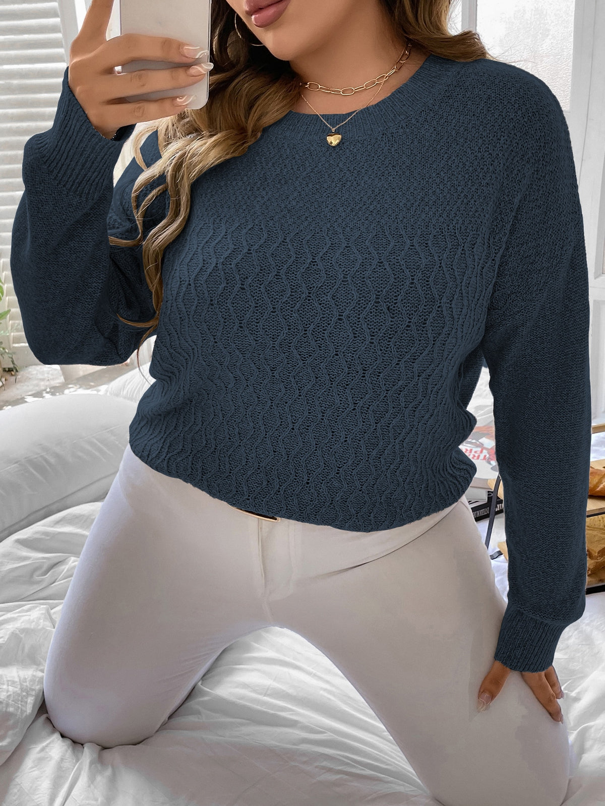 Plus Knit Sweater