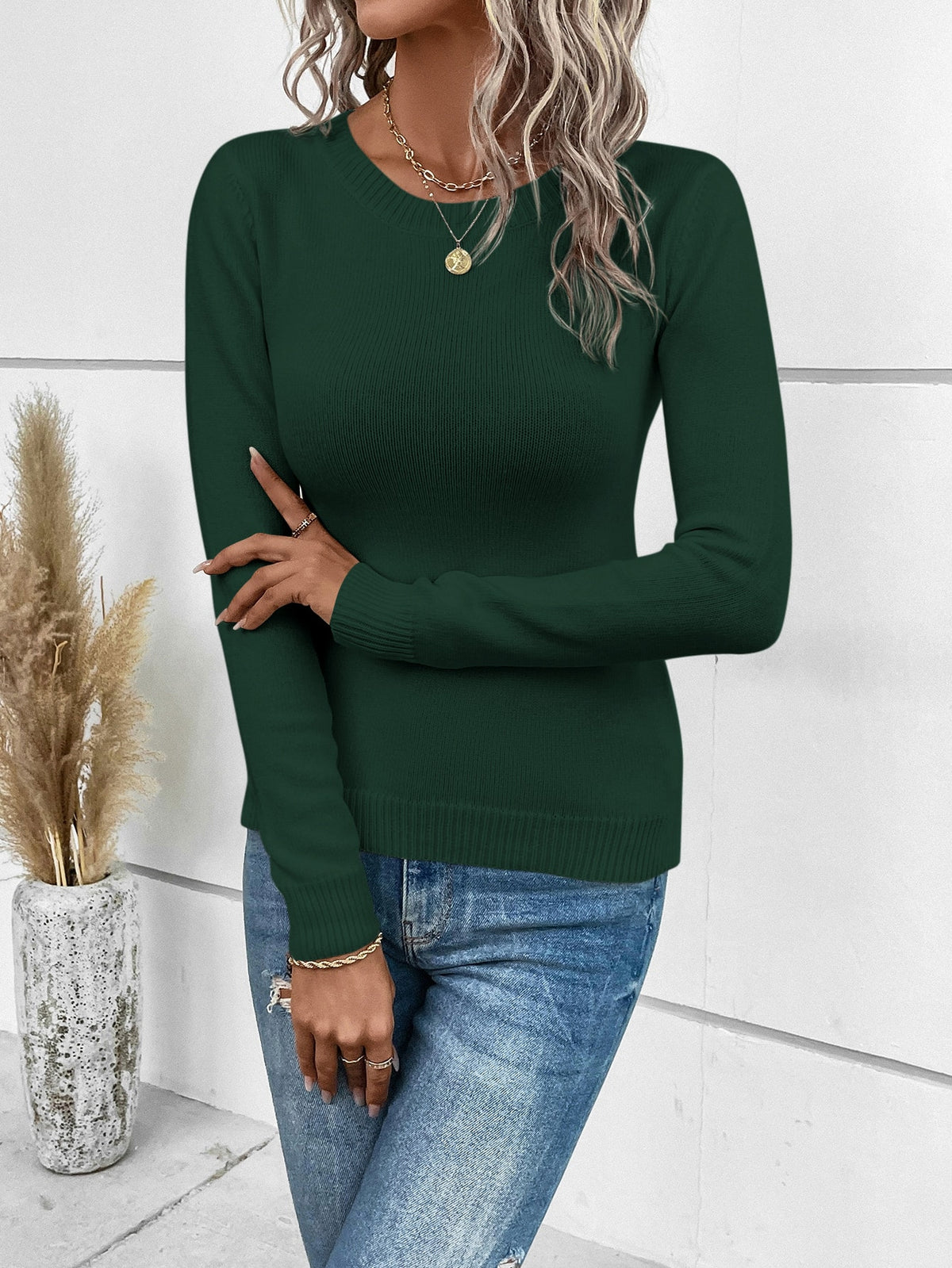 Round Neck Sweater