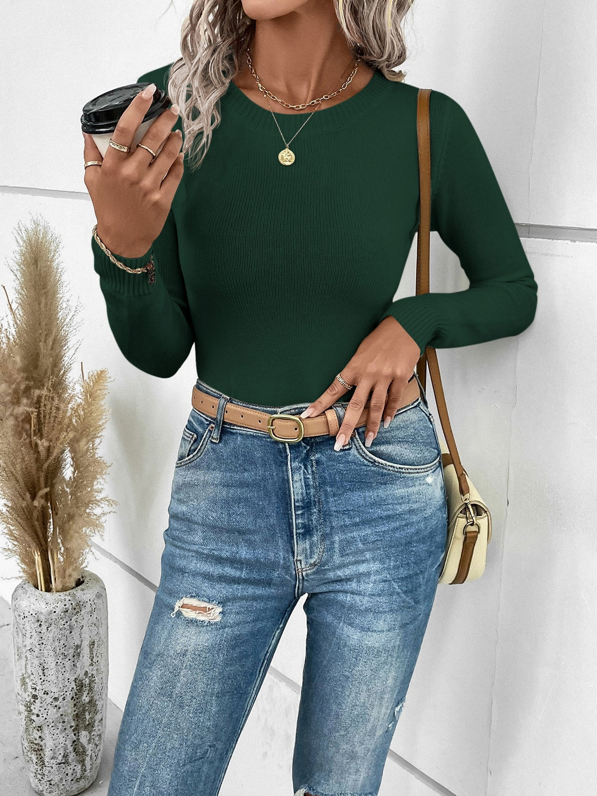 Round Neck Sweater