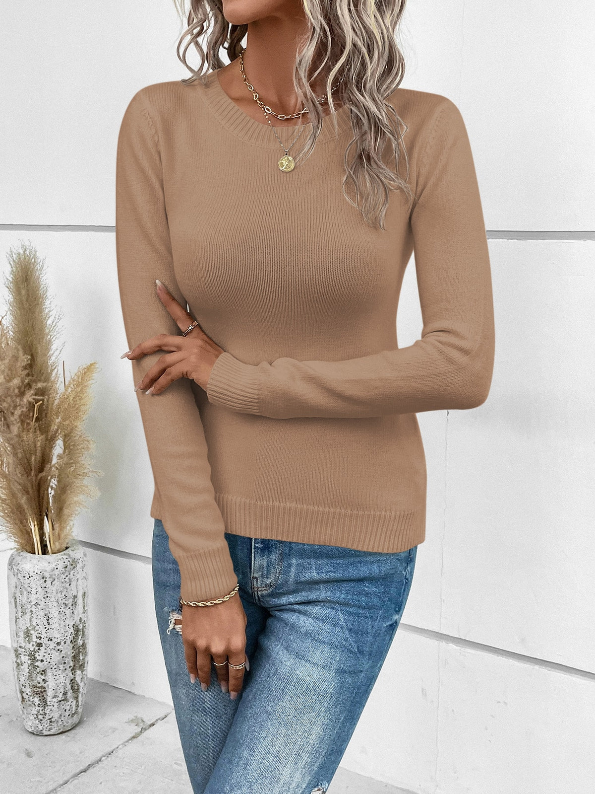 Round Neck Sweater
