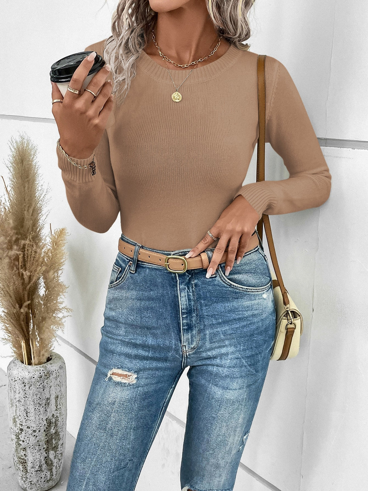 Round Neck Sweater