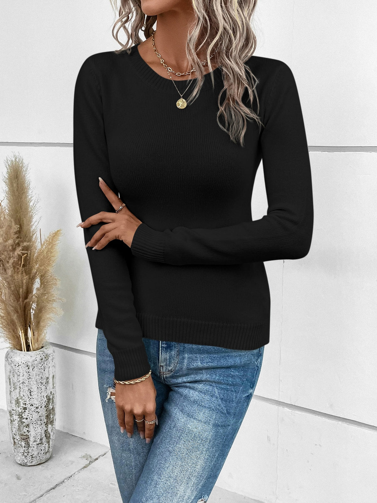 Round Neck Sweater