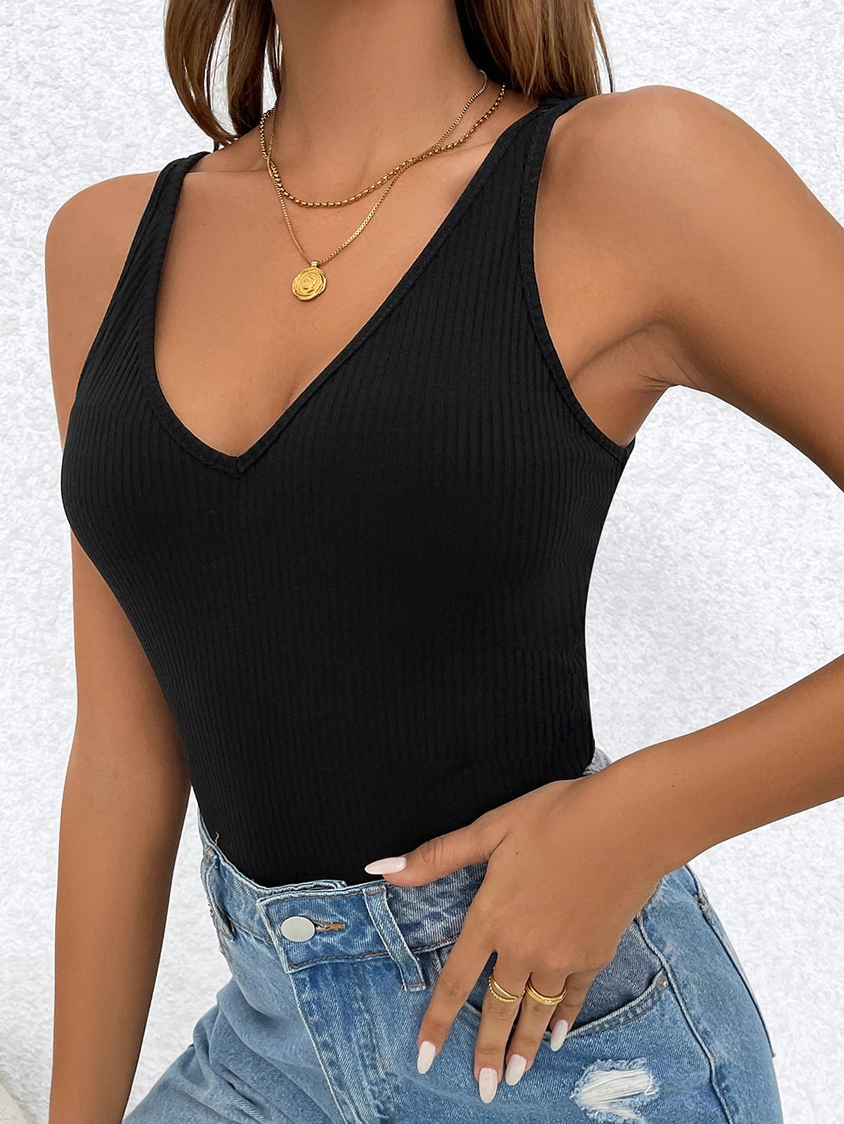 Ribbed Knit Tank Top