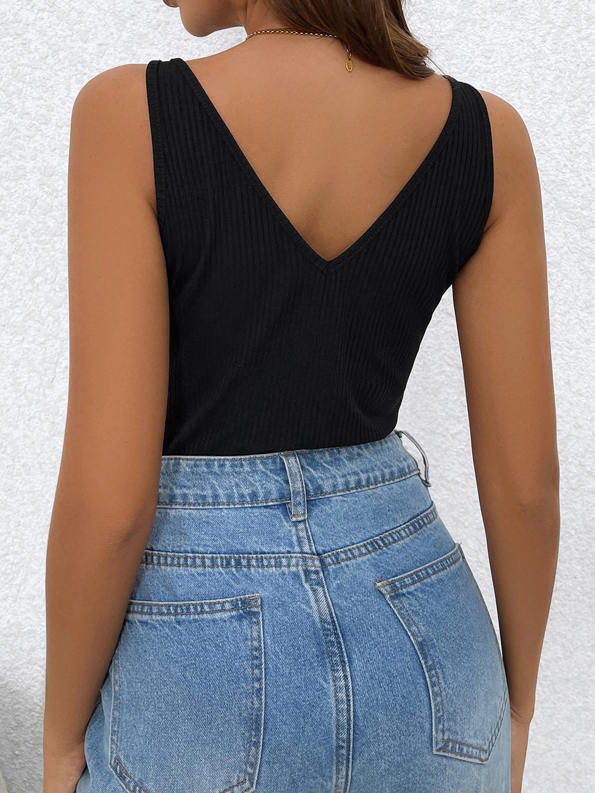 Ribbed Knit Tank Top