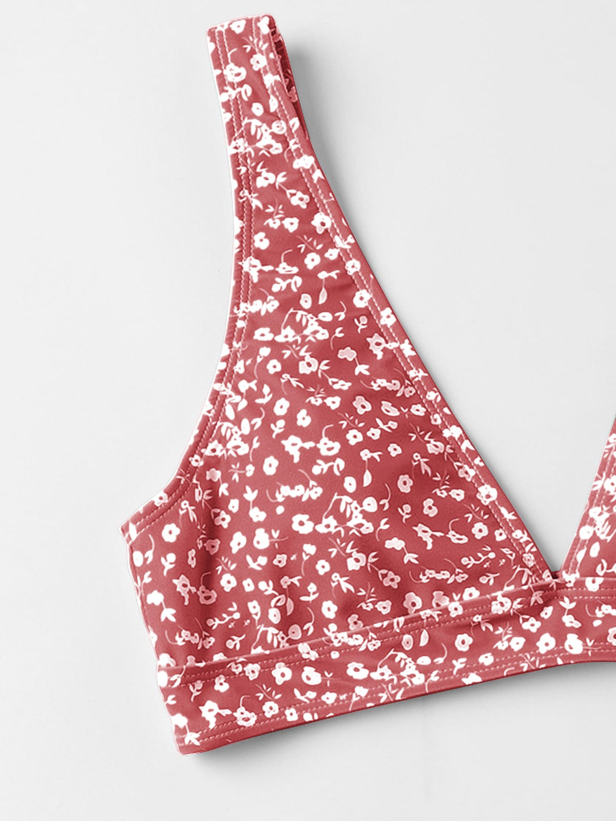Floral Print High Waist Bikini