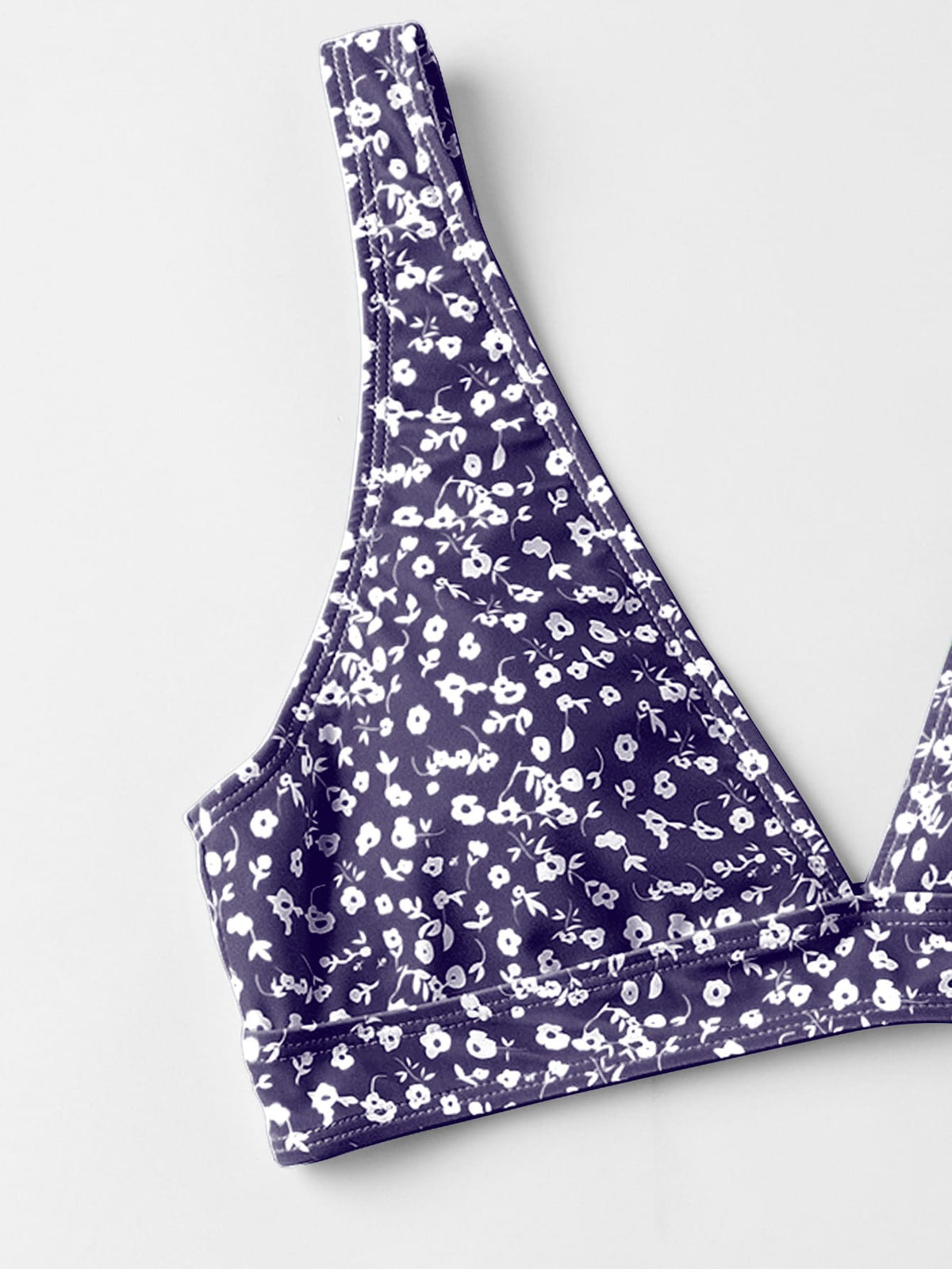 Floral Print High Waist Bikini