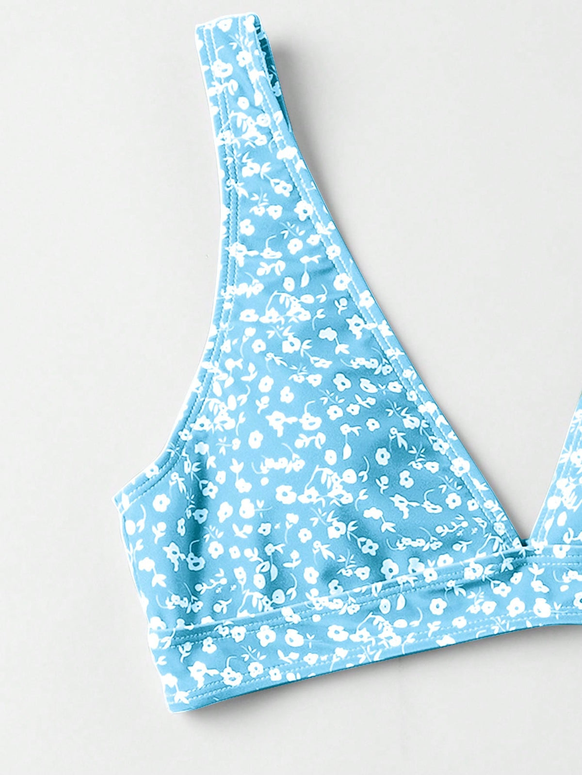 Floral Print High Waist Bikini