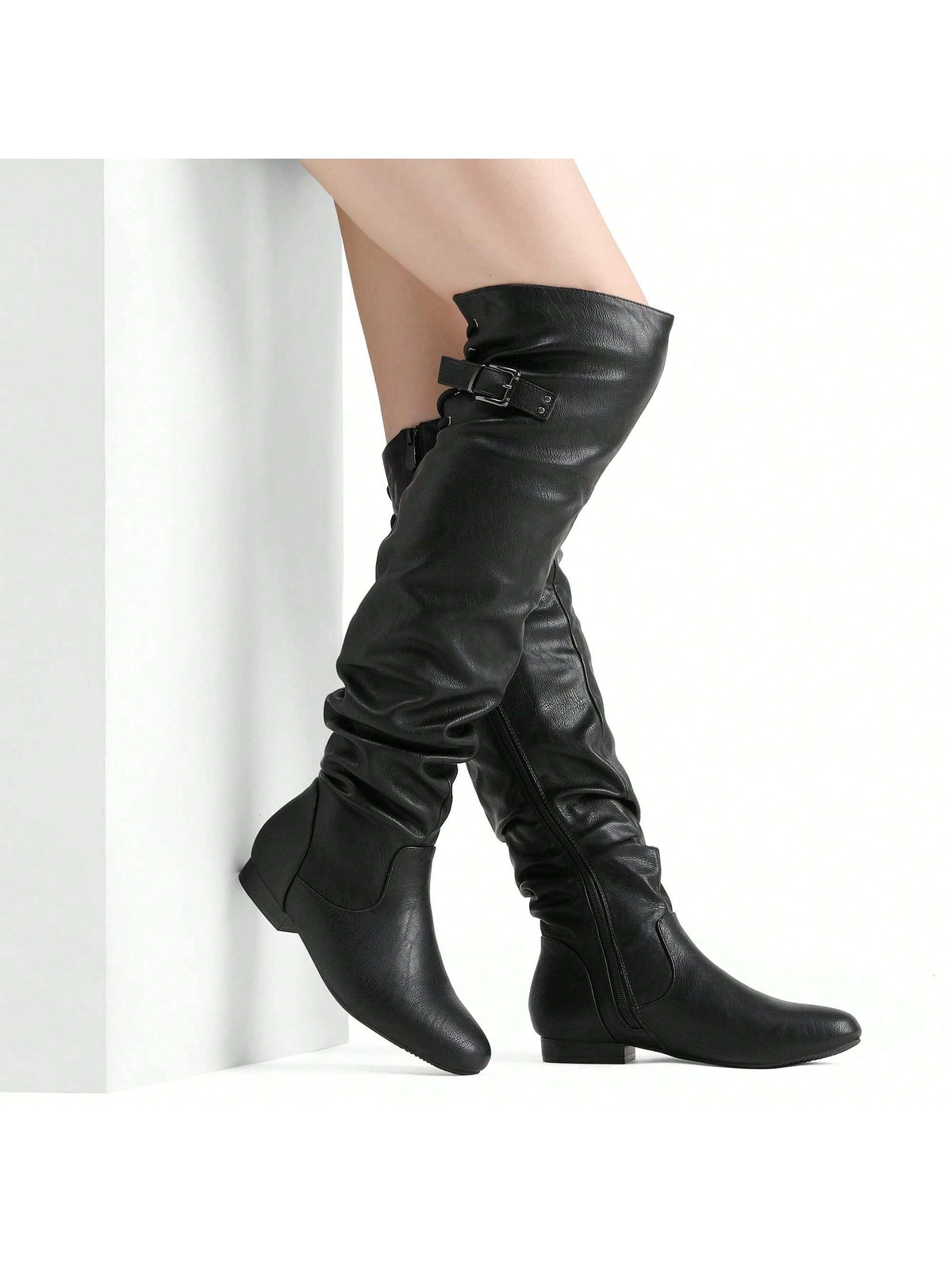 Women's Black Pull On Boots