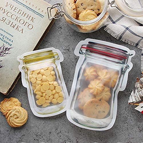 Mason Jar Zipper Bags -
