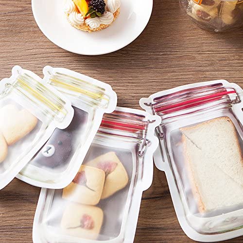 Mason Jar Zipper Bags -
