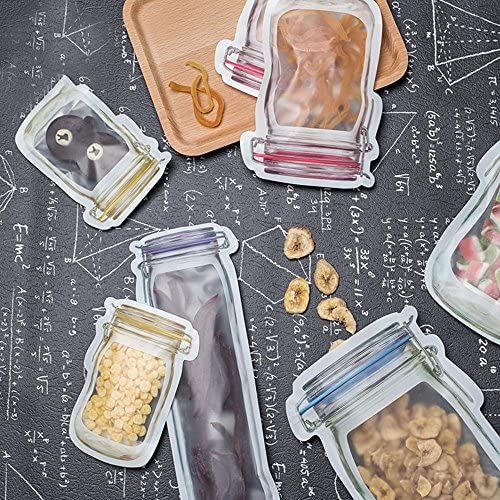 Mason Jar Zipper Bags -
