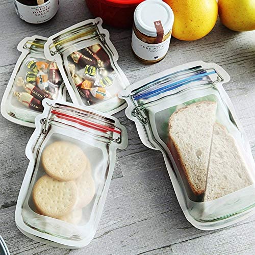 Mason Jar Zipper Bags -