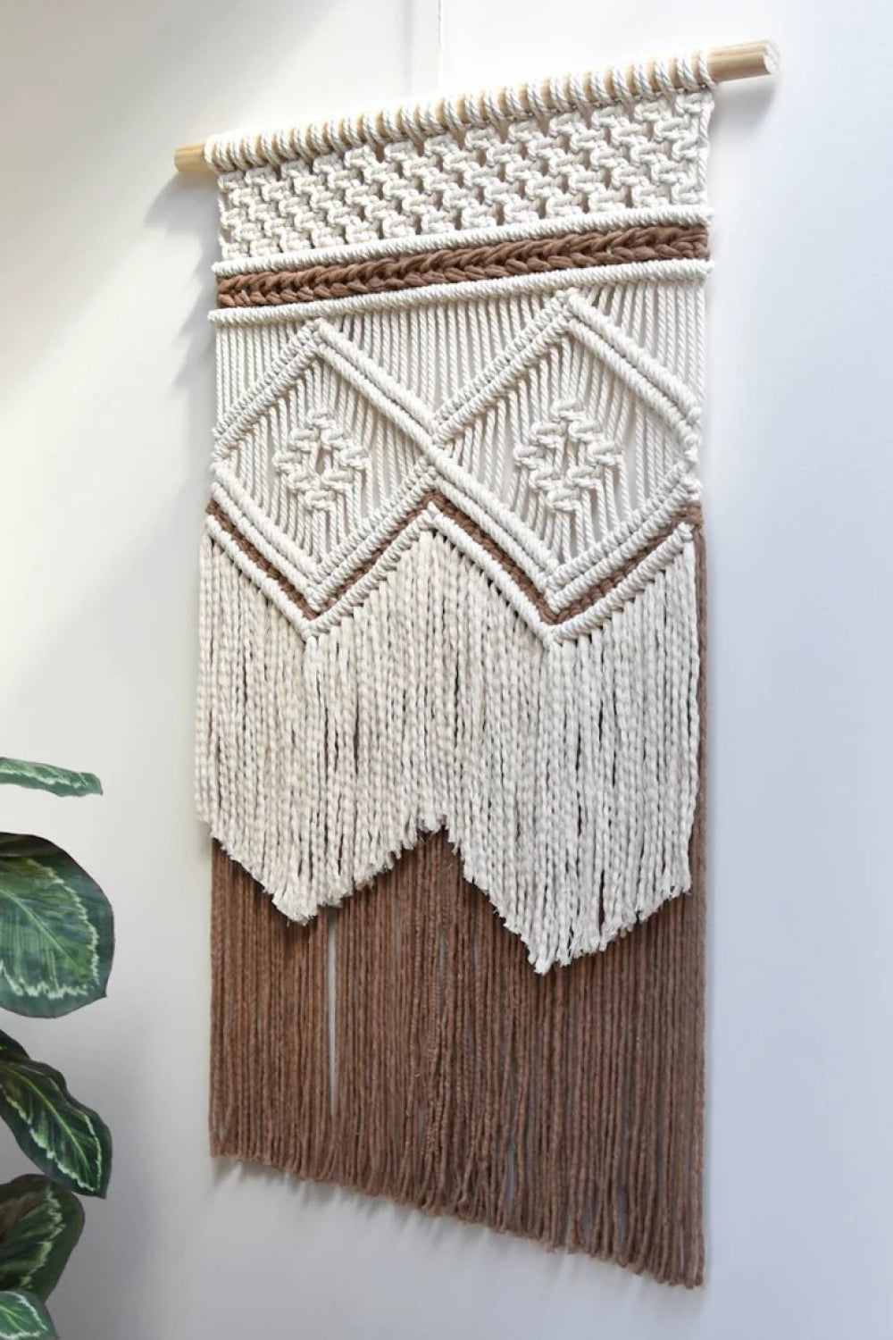 Two-Tone Handmade Wall Hanging