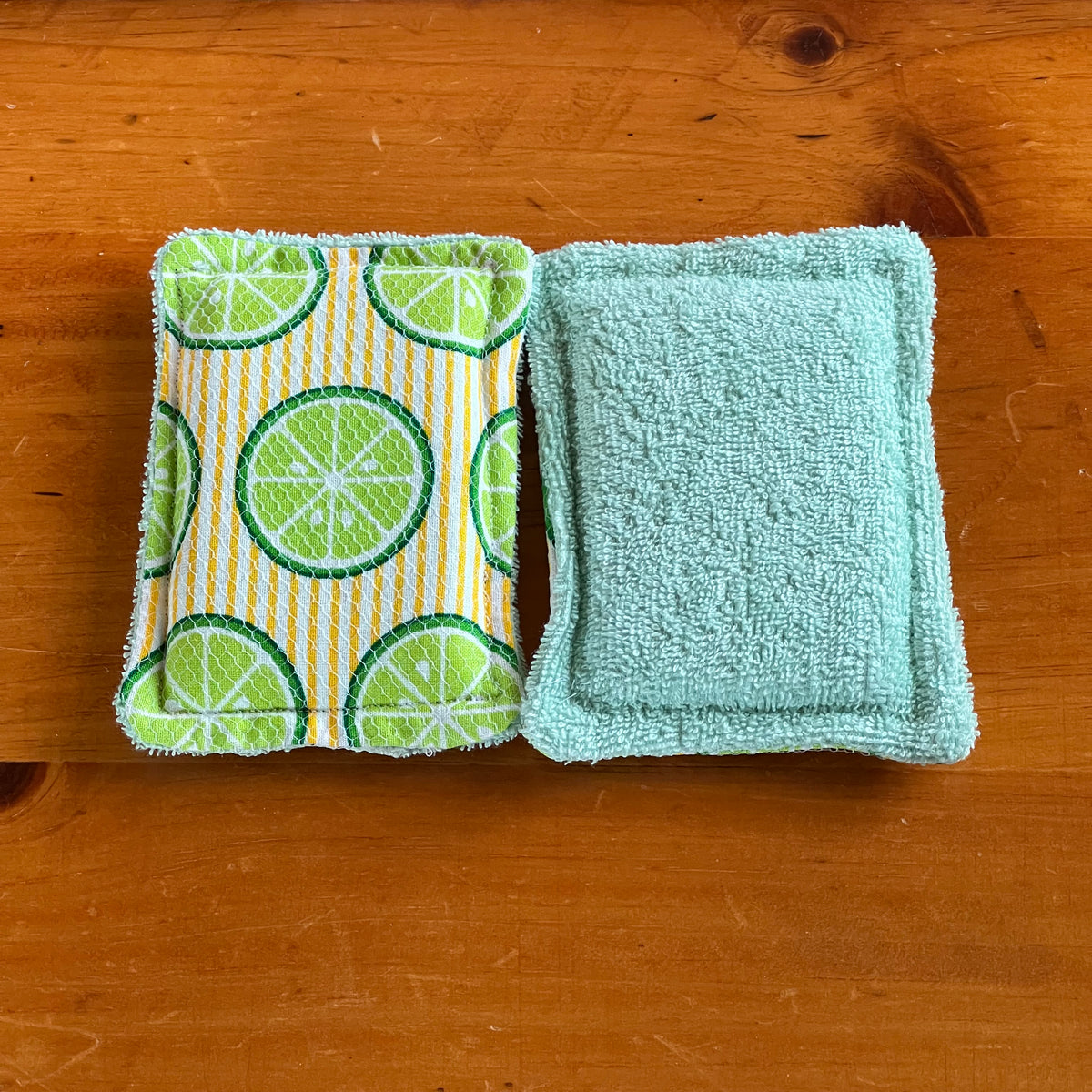 Handmade Reusable Dish Sponge Set of 2 Pomona and Peach