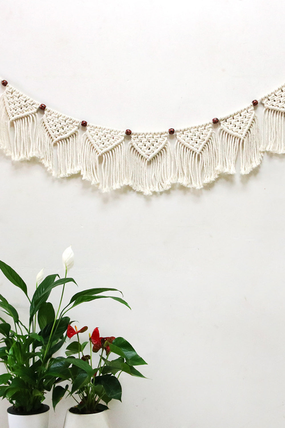 Bead Trim Fringe Wall Hanging