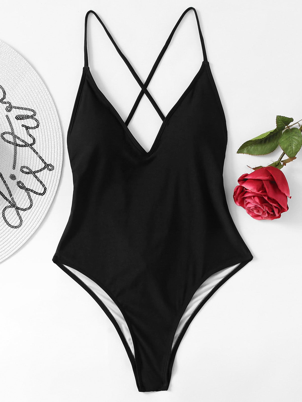 Basic Must Have One Piece Swimsuit - 