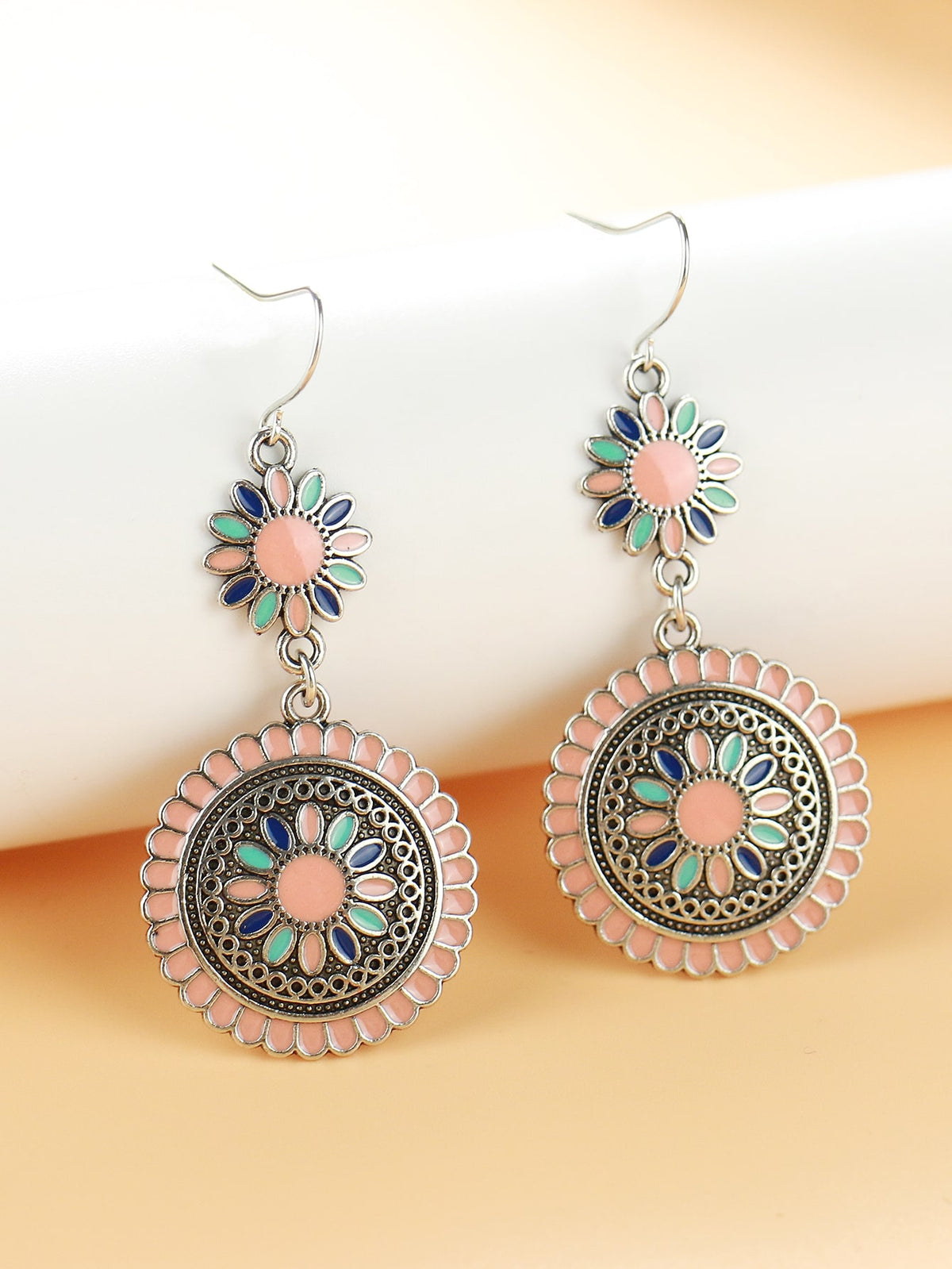 Boho Flower Earrings - 