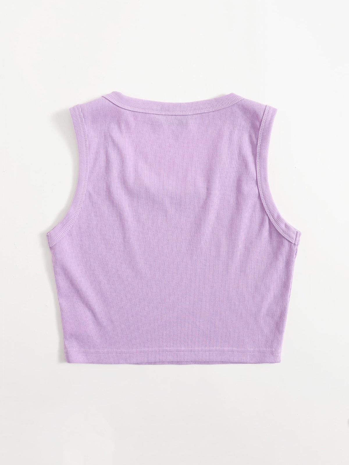 Tank Top Solid with Scoop Neck