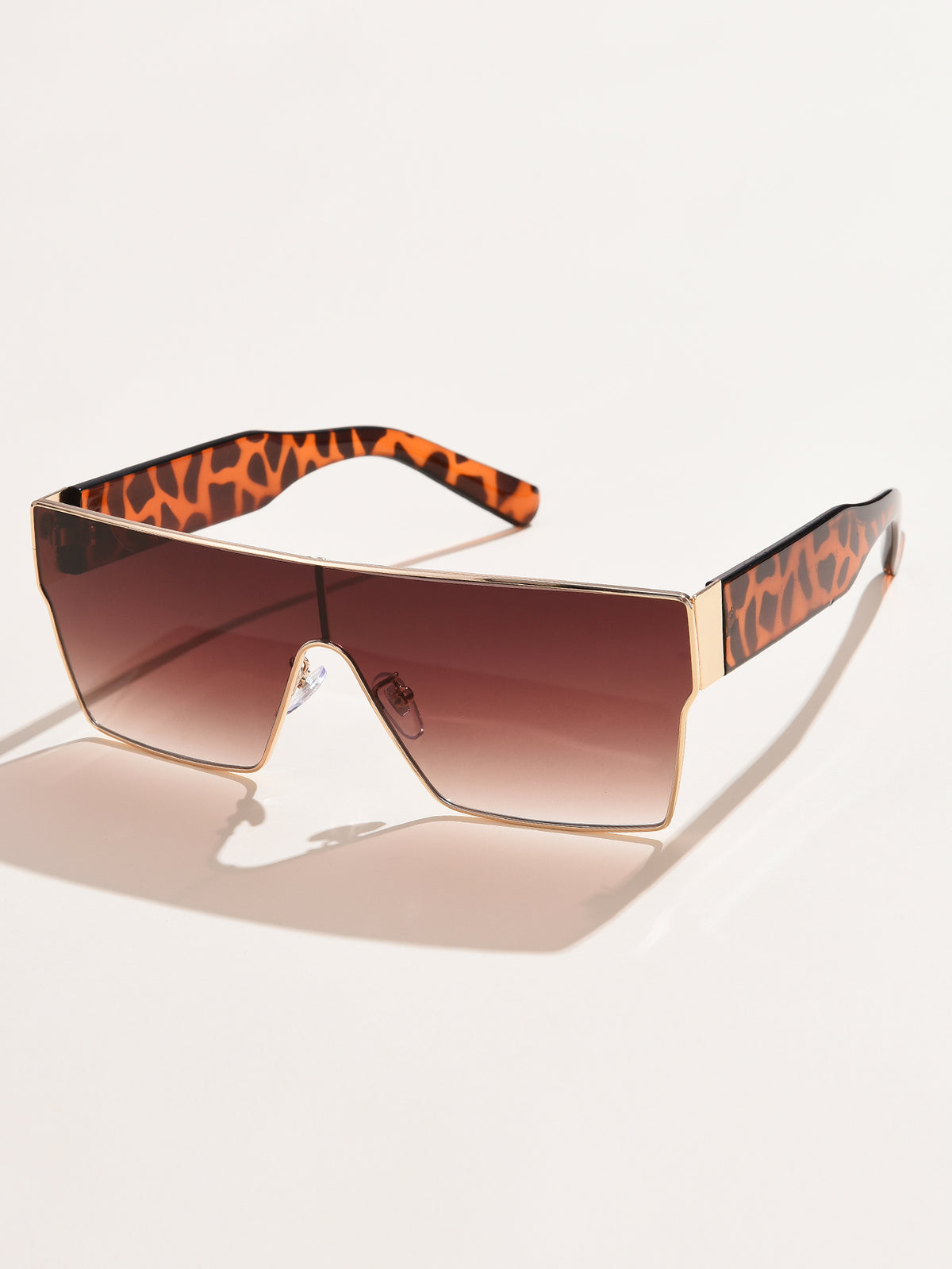 Flat Top Shield Sun Glasses - 