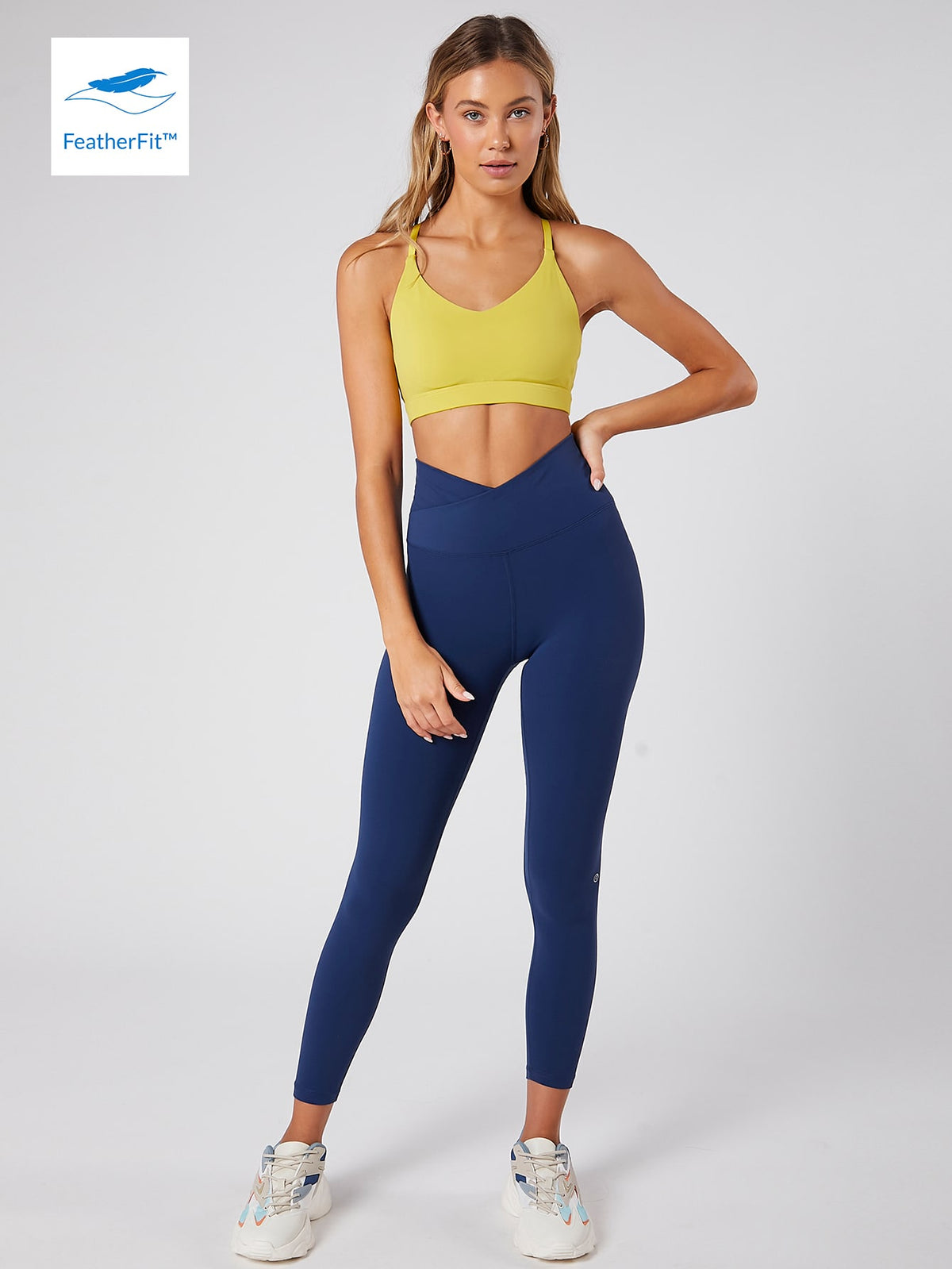 Stretchable Opaque Leggings - Navy Blue / XL