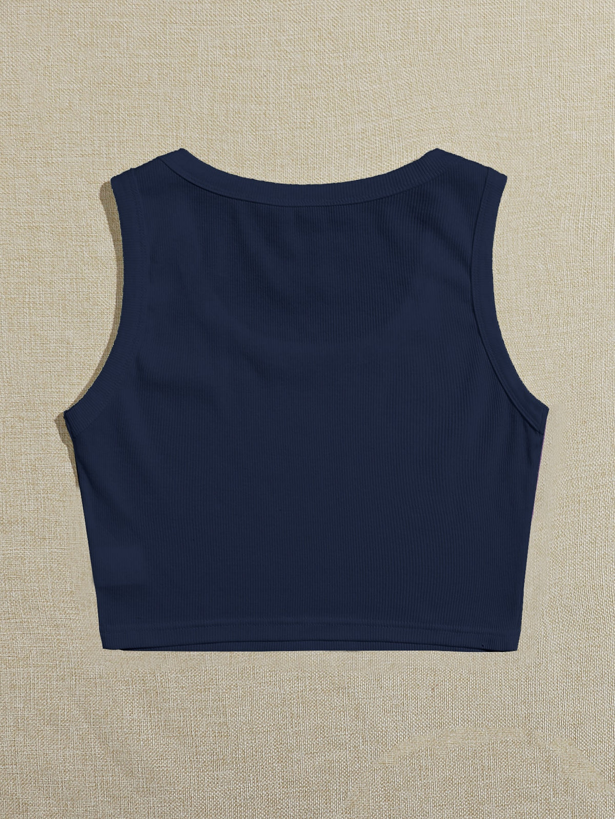 Tank Top Solid with Scoop Neck