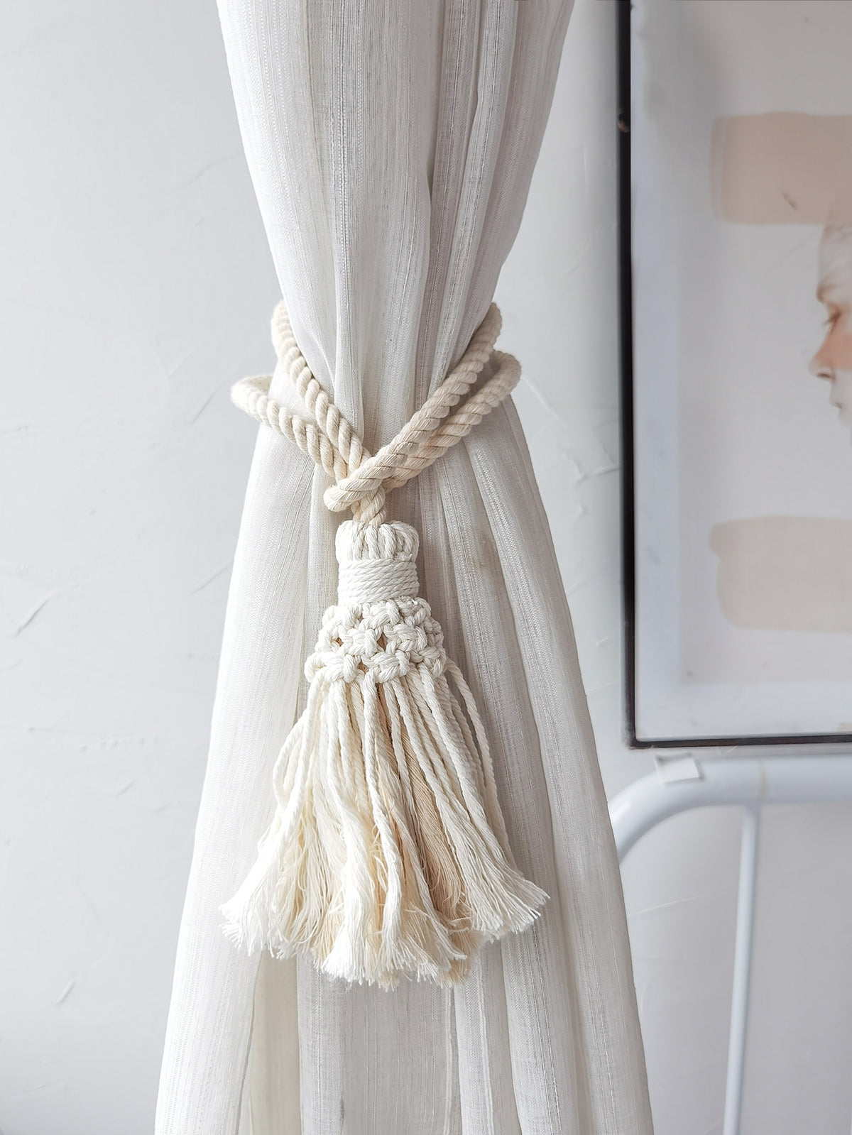 1pc  Curtain Tieback  with  Tassel - one-size