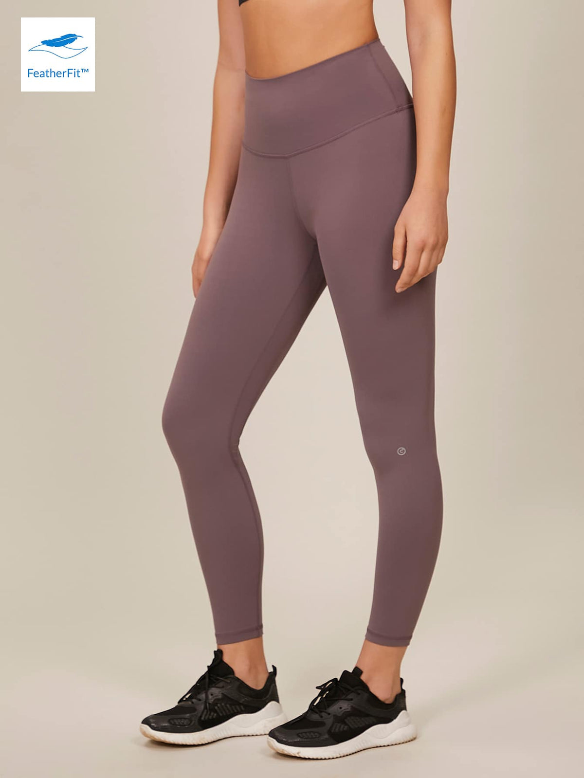 Solid Color Comfortable Fit Sports Leggings - Purple / XL