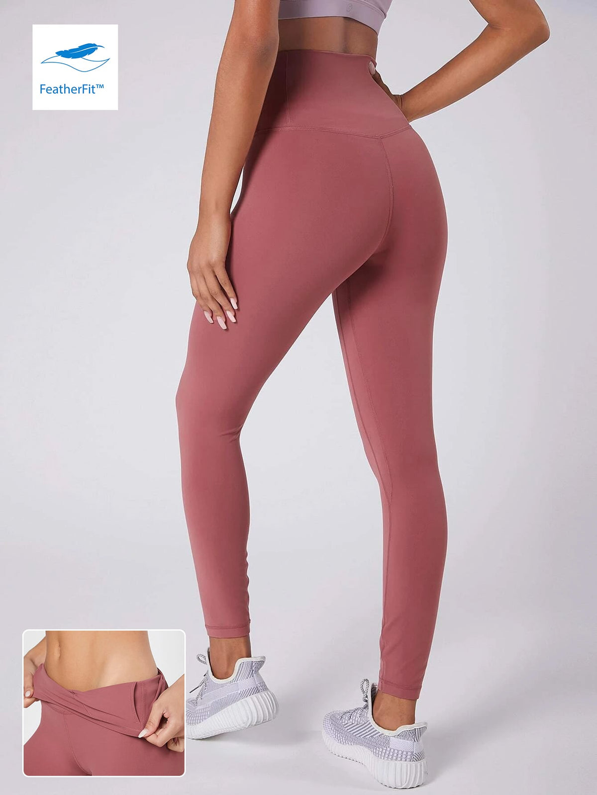 Solid Color Comfortable Fit Sports Leggings - 