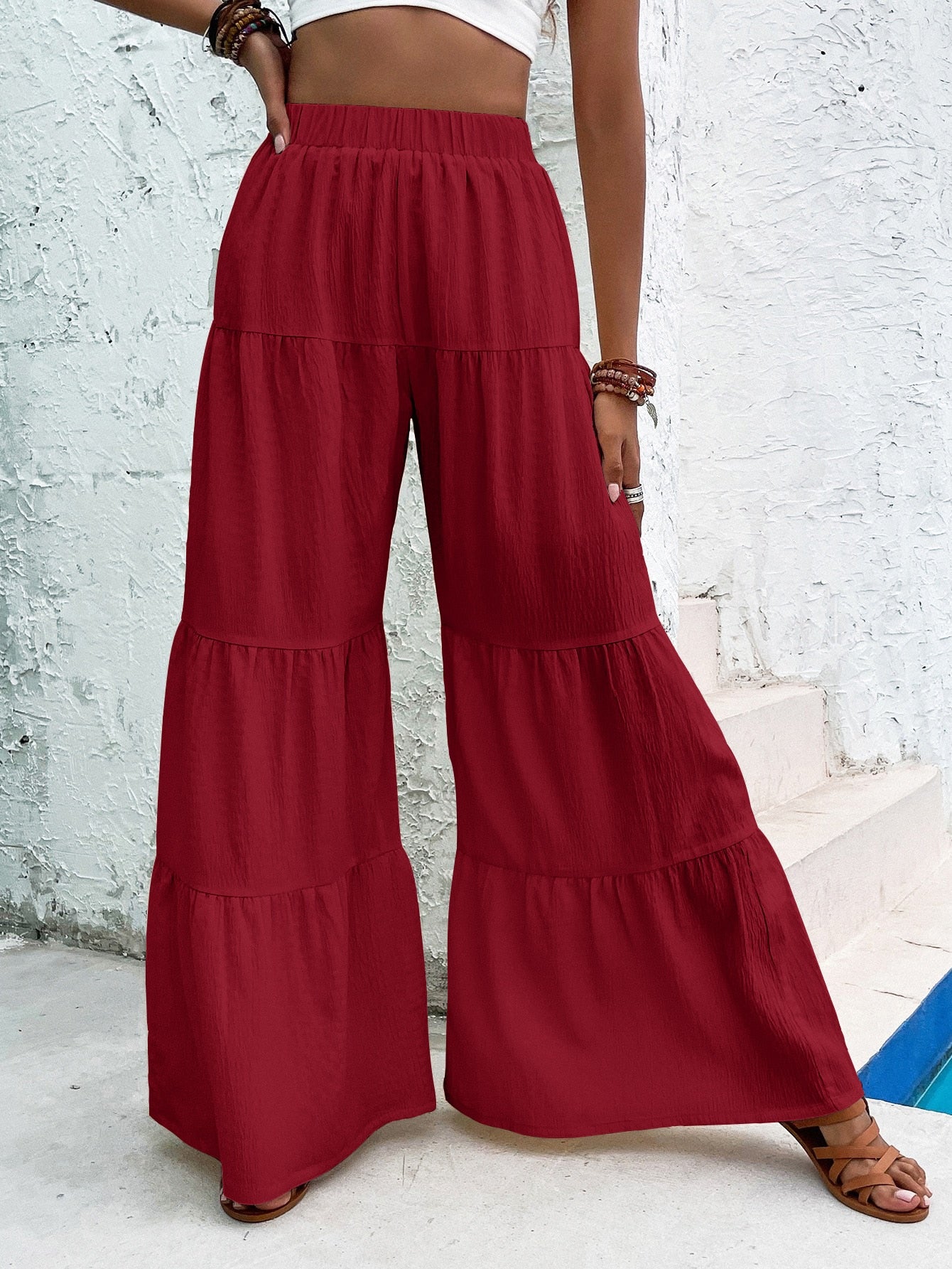 LE'RURE パンツドレスFlourish wide pants dress □24'SS COLLECTION ✔︎︎︎︎Flourish wide pants dress