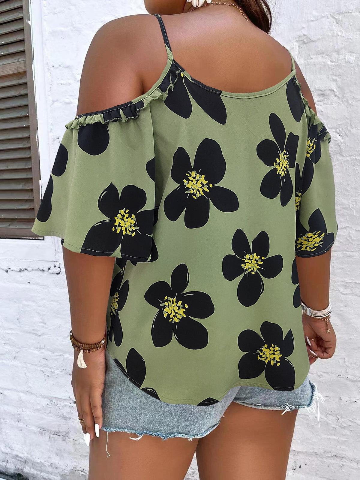 Plus Blouse in Floral Print