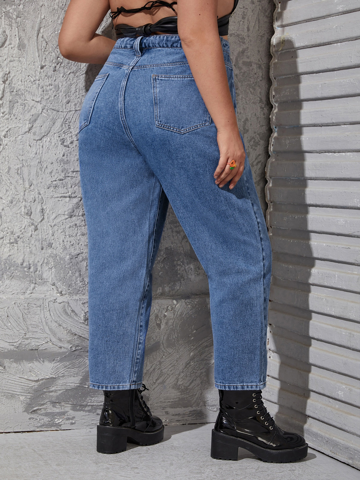 Plus Mom Fit Jeans