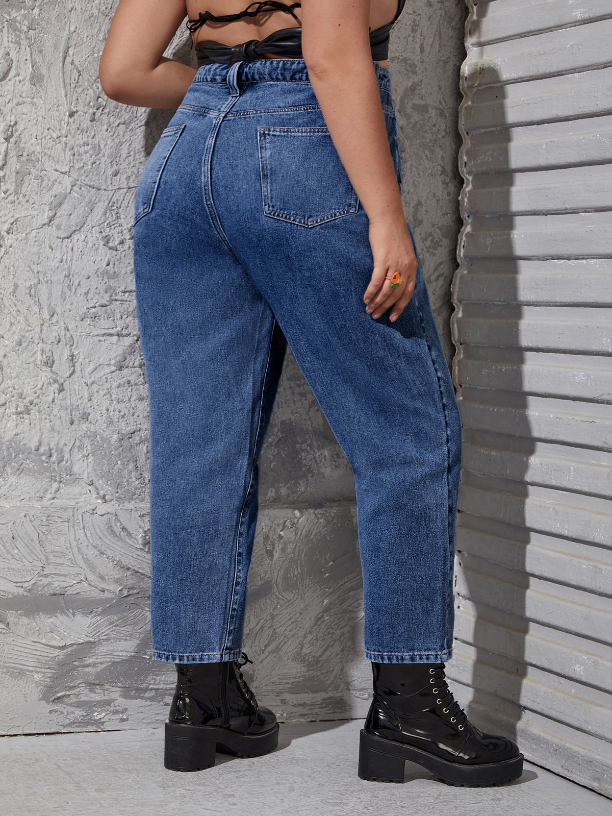 Plus Mom Fit Jeans
