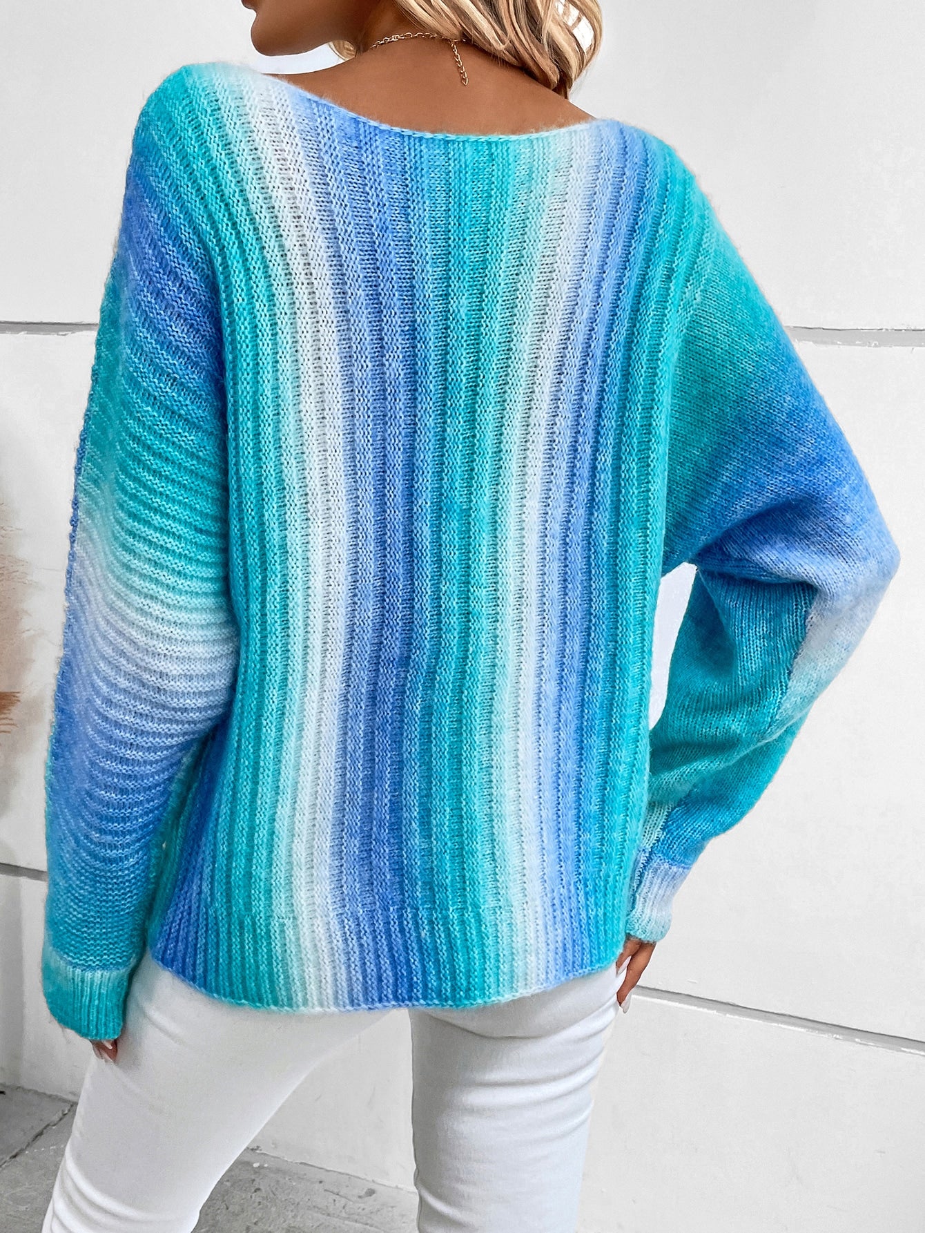 Blue clearance ombre sweater